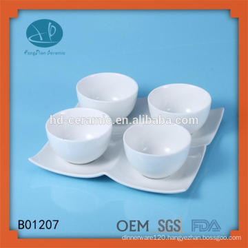 small ceramic bowl with plate,SGS/FDA/LFGB certification ceramic bowl with plate,food safe porcelain bowl sets